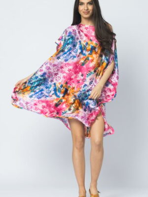 Rochie de plaja tip poncho din matase - Eleganta pentru vara