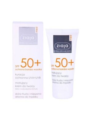 ZIAJA Med -Crema matifianta fotoprotectoare SPF50 pentru ten gras