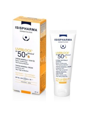 Crema cu protectie solara UVEBLOCK SPF 50+ Tinted Mineral