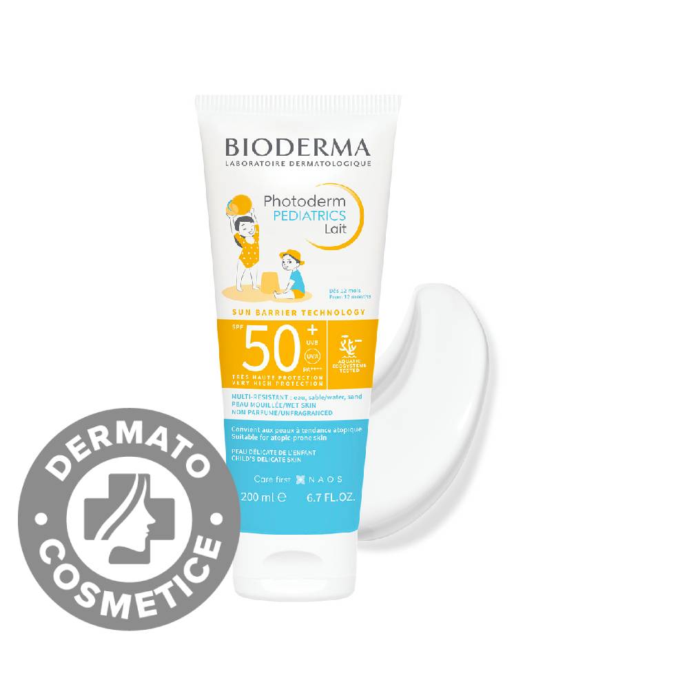 Lotiune cu protectie solara SPF 50+ pentru copii Photoderm Pediatrics