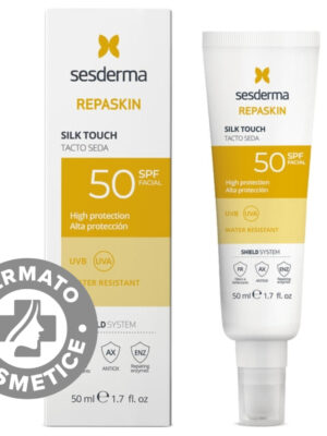 Crema pentru fata cu protectie solara SPF 50 Silk Touch Repaskin