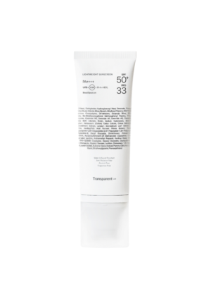 Lightweight sunscreen cu SPF50+ rezistenta la apa