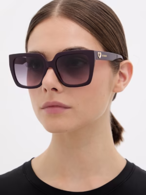 Love Moschino ochelari de soare pătrați pentru femei