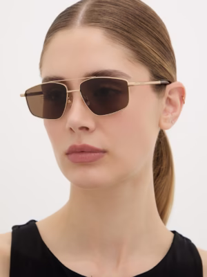 AllSaints ochelari de soare aviator pentru femei Virgo