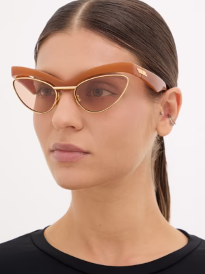 Bottega Veneta ochelari de soare cat eye pentru femei