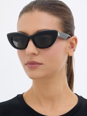 Gucci ochelari de soare cat eye pentru femei
