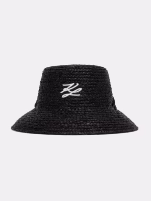 Karl Lagerfeld pălărie de paie pentru femei K/AUTOGRAPH