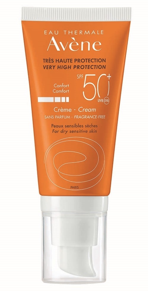 Avene Crema fotoprotectie pentru piele sensibila SPF 50+ fara parfum 50 ml