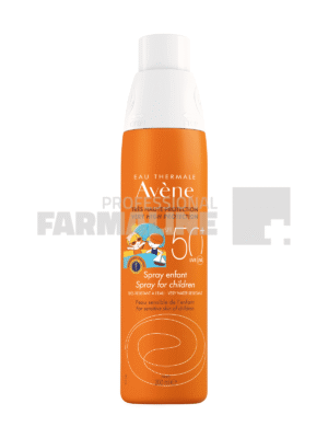 Avene Spray fotoprotectie copii fara urme albe SPF50+ 200 ml