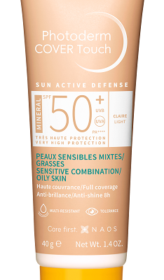 Bioderma Photoderm Cover Touch Fluid SPF50 claire/deschis 40 ml