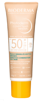 Bioderma Photoderm cover touch mineral fluid SPF50+ very light/foarte deschis 40 gr