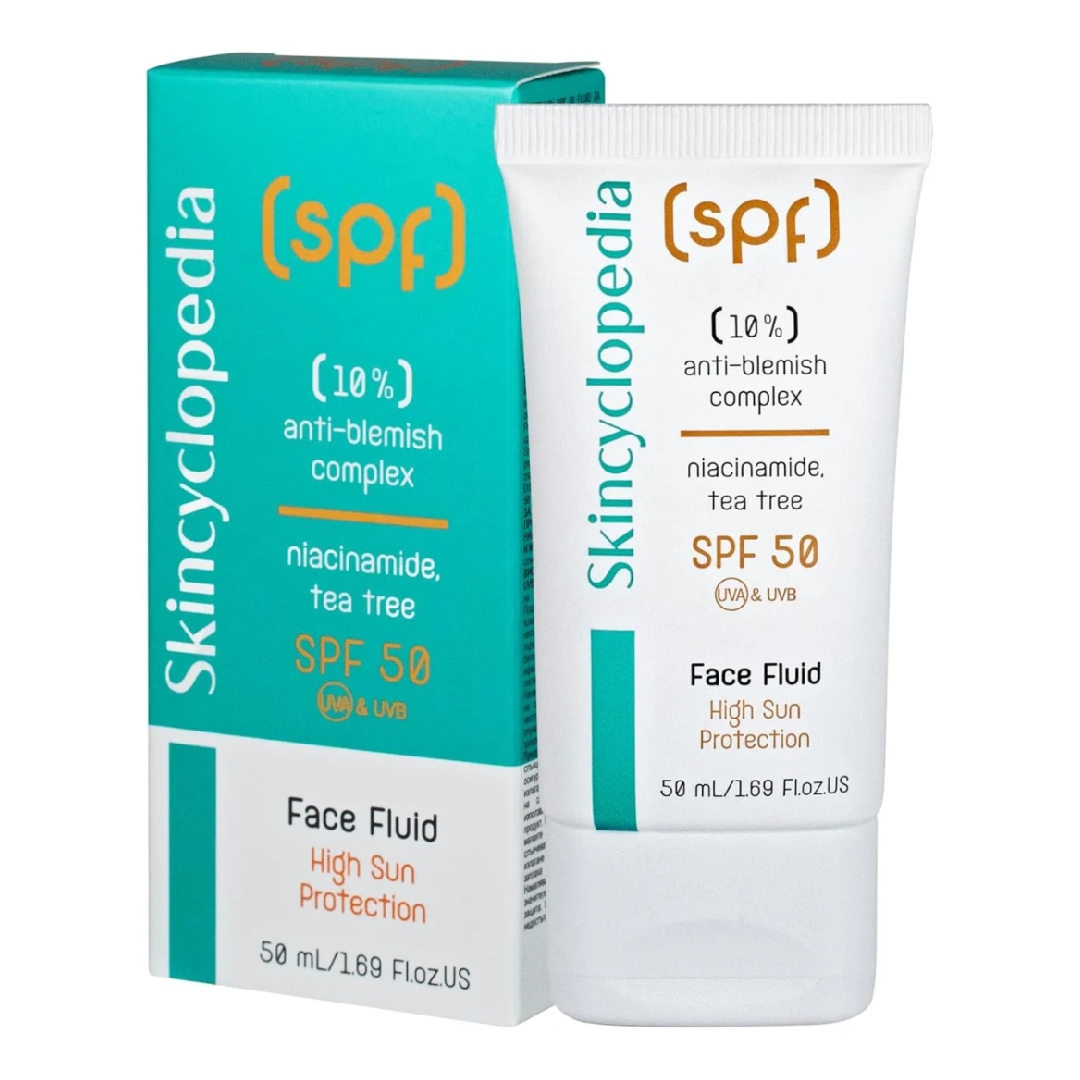 Crema de fata cu SPF50 pentru tenul cu imperfectiuni