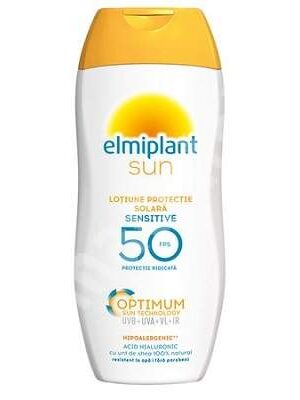 Elmiplant Sun Optimum Lotiune cu acid hialuronic protectie solara SPF50 200ml
