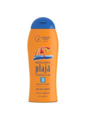 Emulsie plaja cu ulei de catina