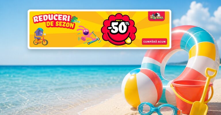 Reduceri de sezon de până la 50% la Noriel, cu articole pentru plajă și piscină