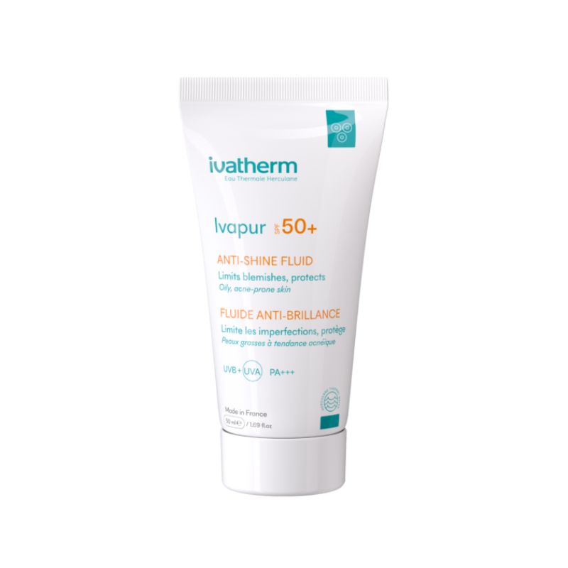 Fluid anti-stralucire cu SPF 50+ Ivapur