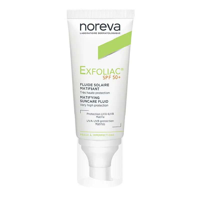 Fluid matifiant protector SPF 50+ Exfoliac
