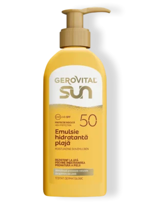 Gerovital Sun emulsie hidratanta plaja SPF50  200ml fl. Farmec