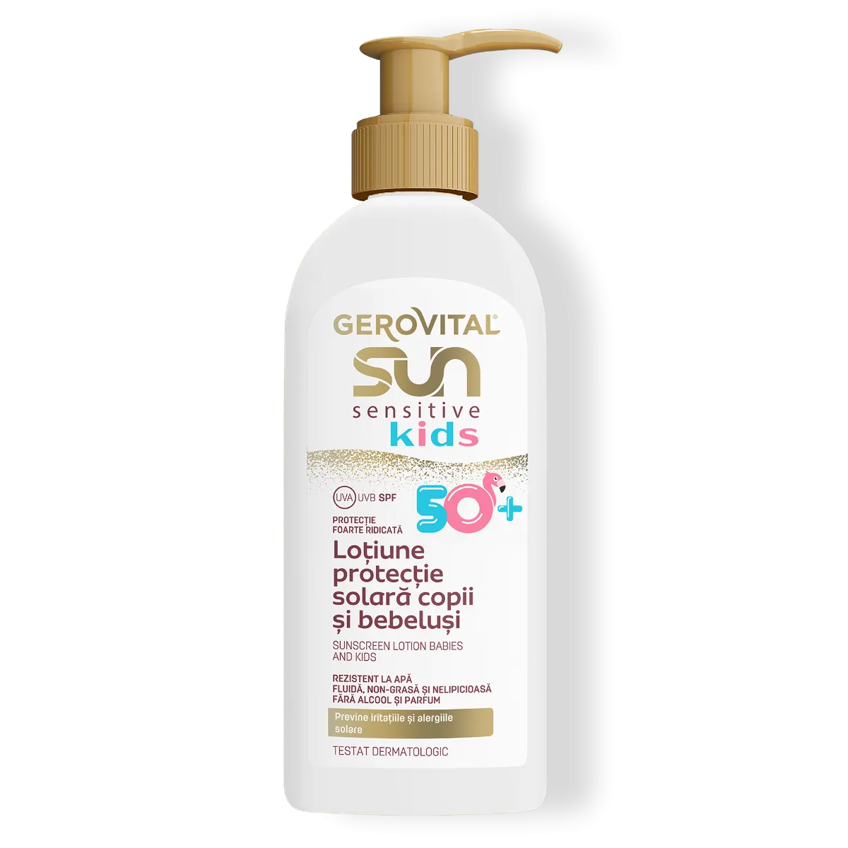 Gerovital Sun sensitive-lotiune protectie solara SPF50+ 200ml fl. Farmec