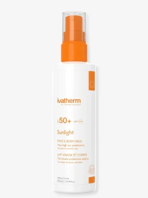 Ivatherm Sunlight lapte protectie fata/corp SPF50+ 200ml