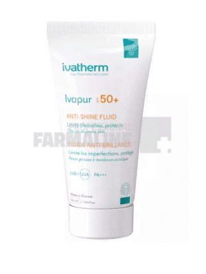 Ivatherm Ivapur Fluid anti-stralucire cu SPF50+ 50 ml