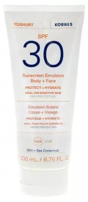 Emulsie pentru fata si corp cu SPF30 Yoghurt Sunscreen