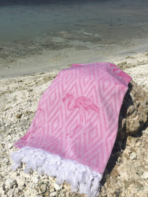 l-fouta-dc-home-flamingo-bumbac-fucsia L'essentiel Maison