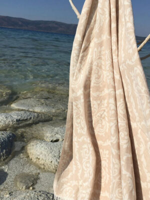 l-fouta-prosop-de-plaja-dc-acasa-barok-bumbac-bejalb L'essentiel Maison