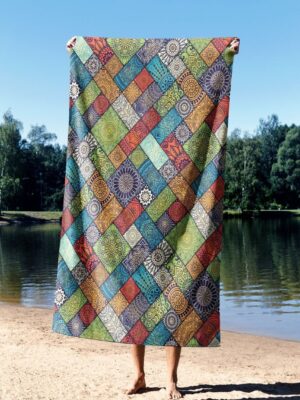 l-prosop-de-plaja-astacura-ethnic-70-70×130-cm-70-poliester30-poliamida-multicolor L'essentiel Maison