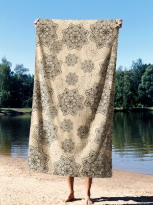 l-prosop-de-plaja-astacura-mandala-90-90×150-cm-70-poliester30-poliamida-multicolor L'essentiel Maison