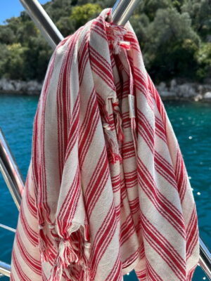 l-prosop-de-plaja-lessentiel-maison-helen-90×160-cm-bumbac-rosu L'essentiel Maison