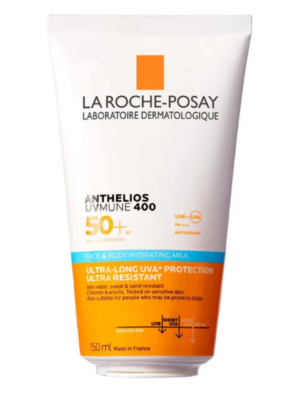 Lapte hidratant pentru fata si corp cu SPF 50+ Anthelios UV-MUNE 400