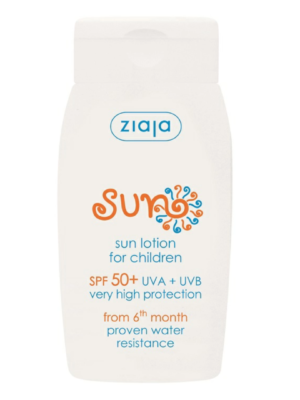 Lotiune pentru protectie solara copii