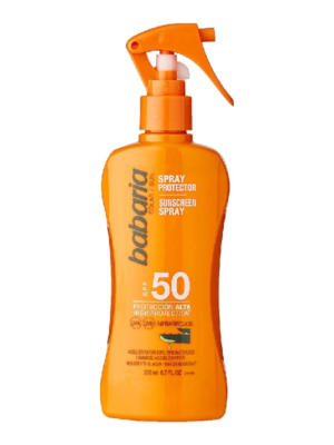 Loțiune spray cu aloe vera SPF50
