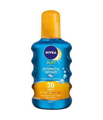 Nivea 85803 Sun Protect & Refresh Spray protectie solara SPF30 200 ml