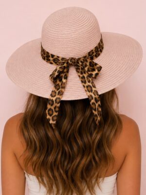 palarie-de-plaja-pentru-femei-angie-cu-boruri-mari-roze-animal-print101839981 pentru femei