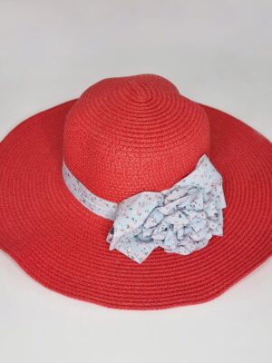 Palarie de plaja Ribbon Flower