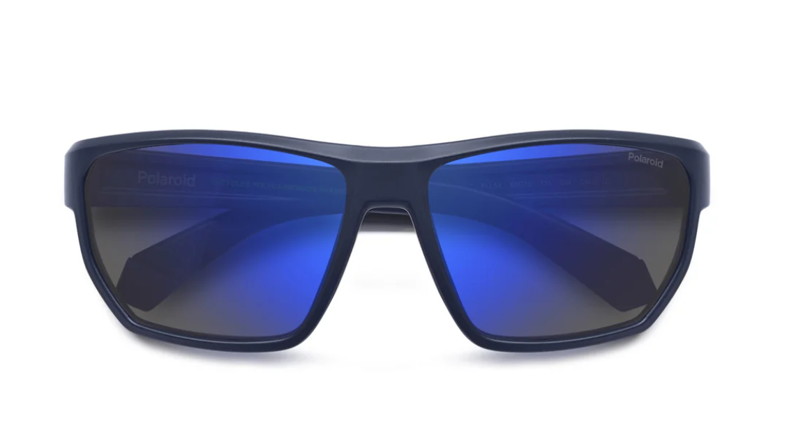 Polaroid Ochelari de soare (S) 7057/S PYW 60 15 matte blue polarizat eco