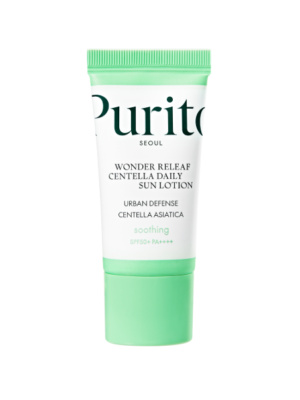 Purito Wonder Releaf Centella Daily Sun Lotion mini SPF 50+ PA++++ Crema de fata vegana 15 ml
