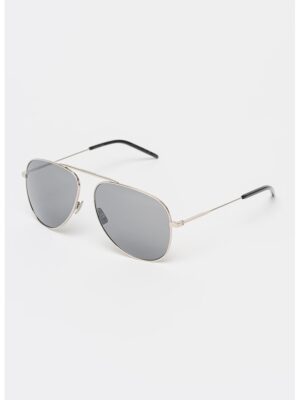 Ocheari de soare aviator unisex cu lentile oglinda - Argintiu