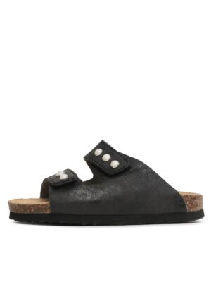 Slapi barbati - Navy 410 - piele naturala