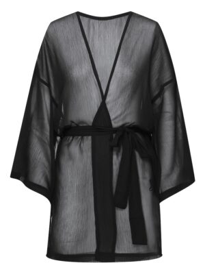 Halat de plaja dama Tango  negru - Negru