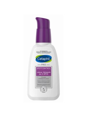 Lotiune Hidratanta SPF 30  PRO Spot Control - ofera protectie cu spectru larg - cu aspect mat pentru tenul gras si sensibil - 118 ml