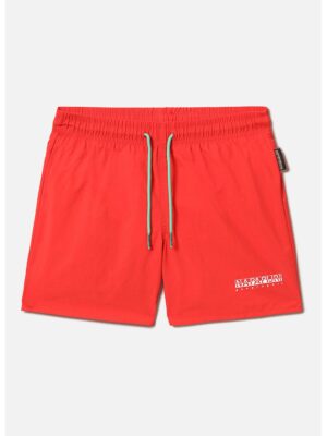 Pantaloni scurti de baie cu snur in talie V-Box - Coral