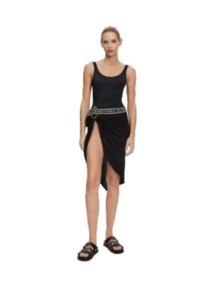 Pareo plaja  negru - 56% bumbac - 44% viscoza -