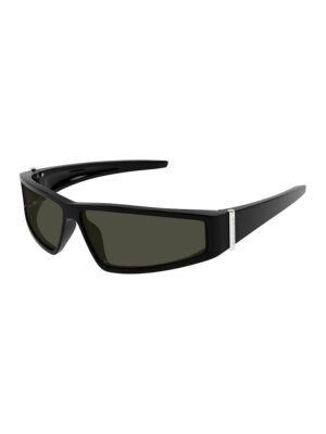 Ochelari de soare unisex cu lentile uni - Negru