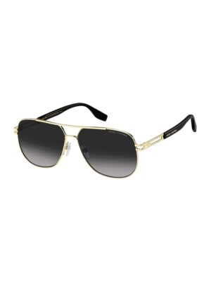 Ochelari de soare aviator cu lentile in degrade - Auriu/Gri antracit