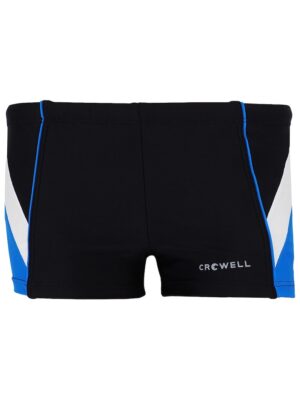 Costum de baie copii - Frankie - negru-albastru - material Malaga - UPF 50+