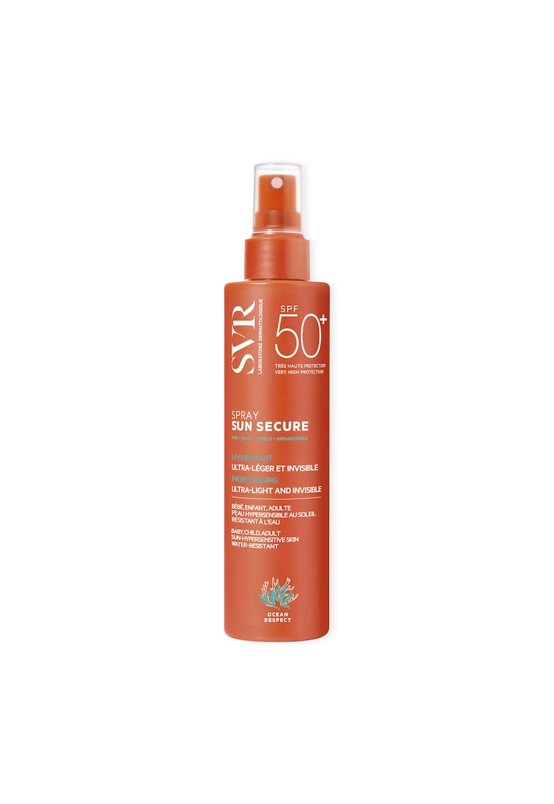 Spray lapte Sun Secure pentru pielea sensibila - 200 ml - 50 SPF