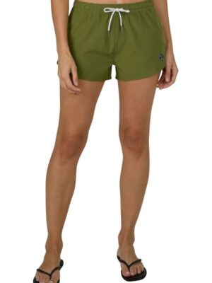 Pantaloni scurti pentru plaja - cu talie elastica ajustabila Beacons